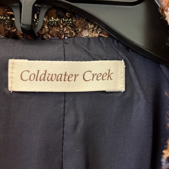 Coldwater Creek wool blend tweed jacket. Size 6P. - Picture 2 of 11